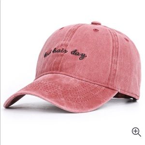 NWOT Red Bad Day Baseball Cap